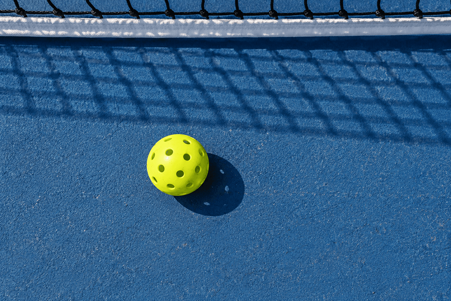 Pickleball court at a tournament venue